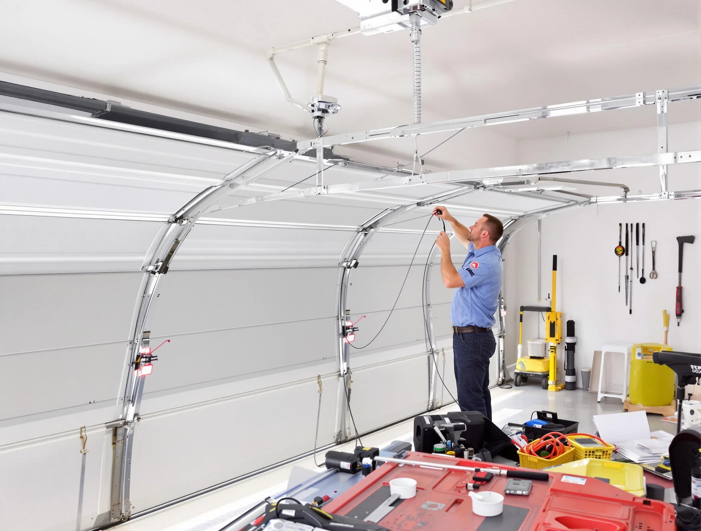 Garage door cable repair service by Stonegate Garage Door Repair in Stonegate