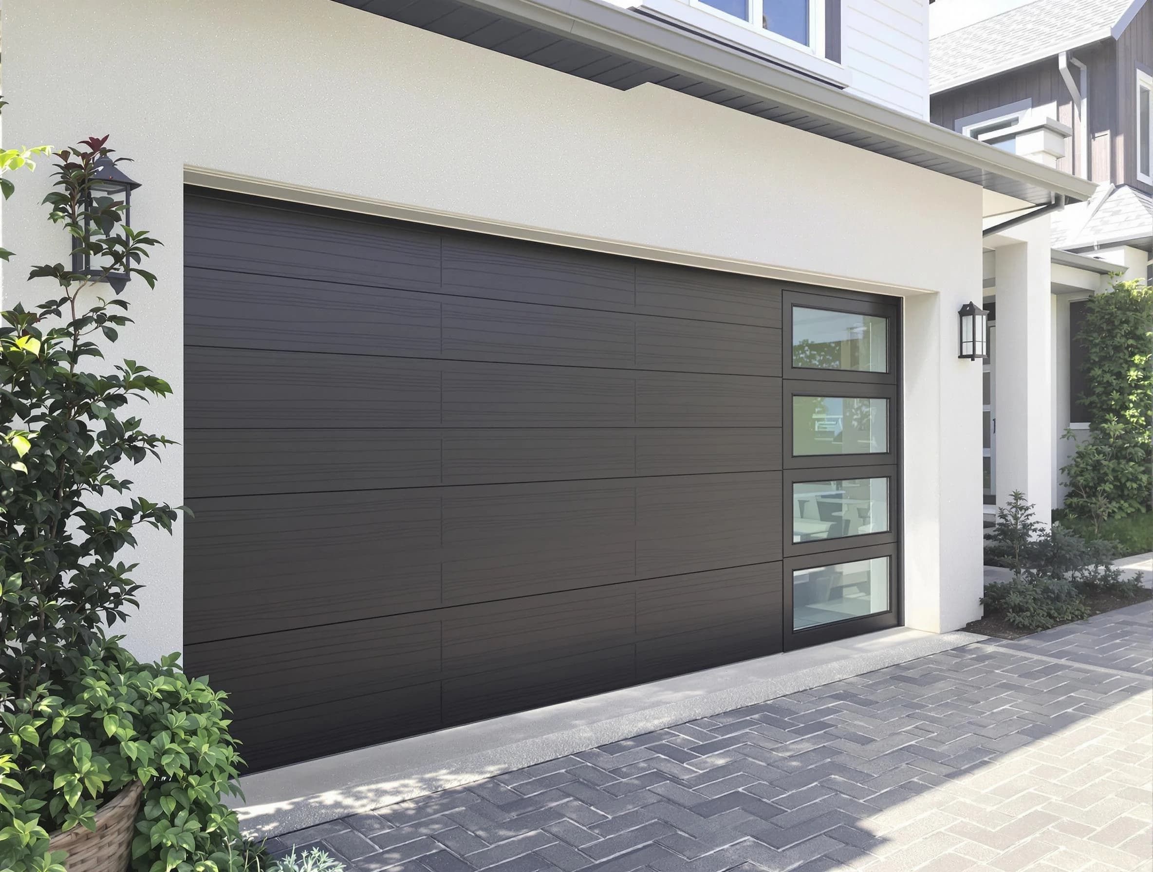 Custom garage door installation by Stonegate Garage Door Repair in Stonegate