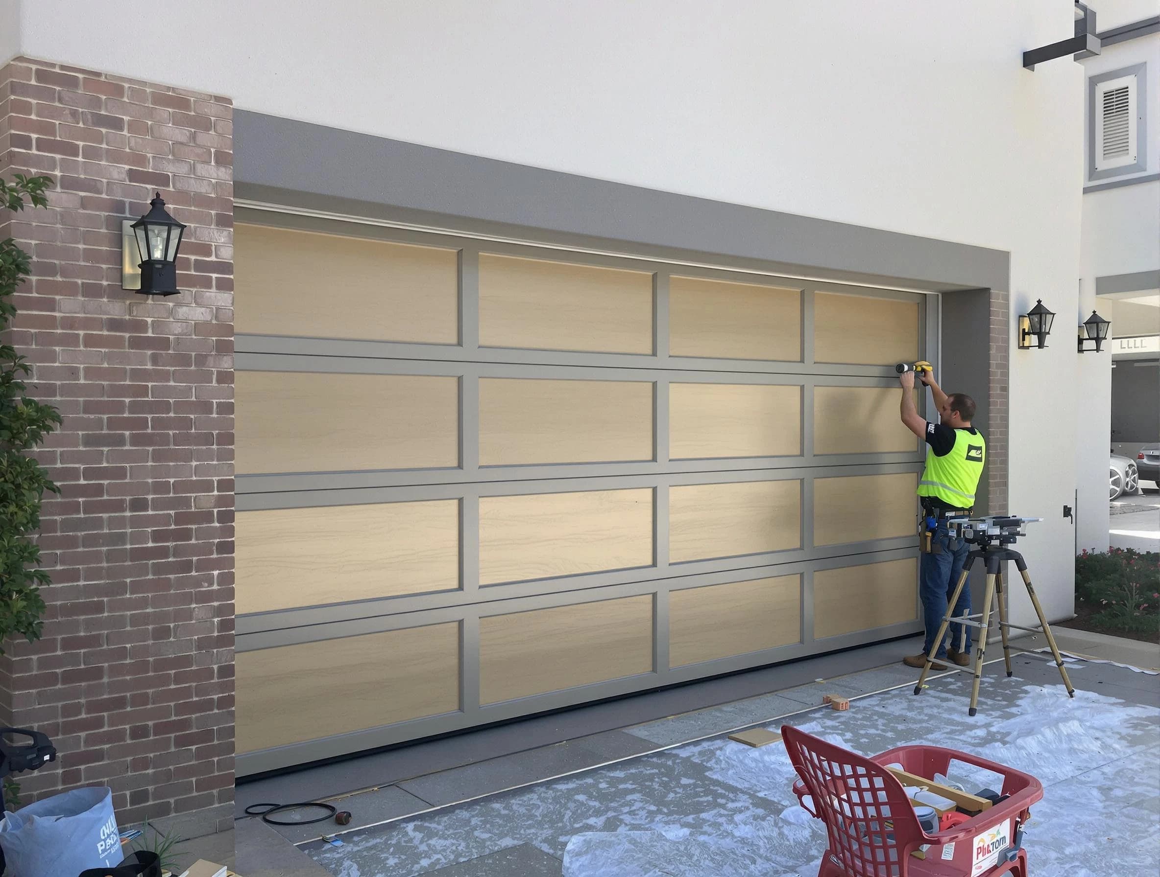 Garage door replacement service by Stonegate Garage Door Repair in Stonegate
