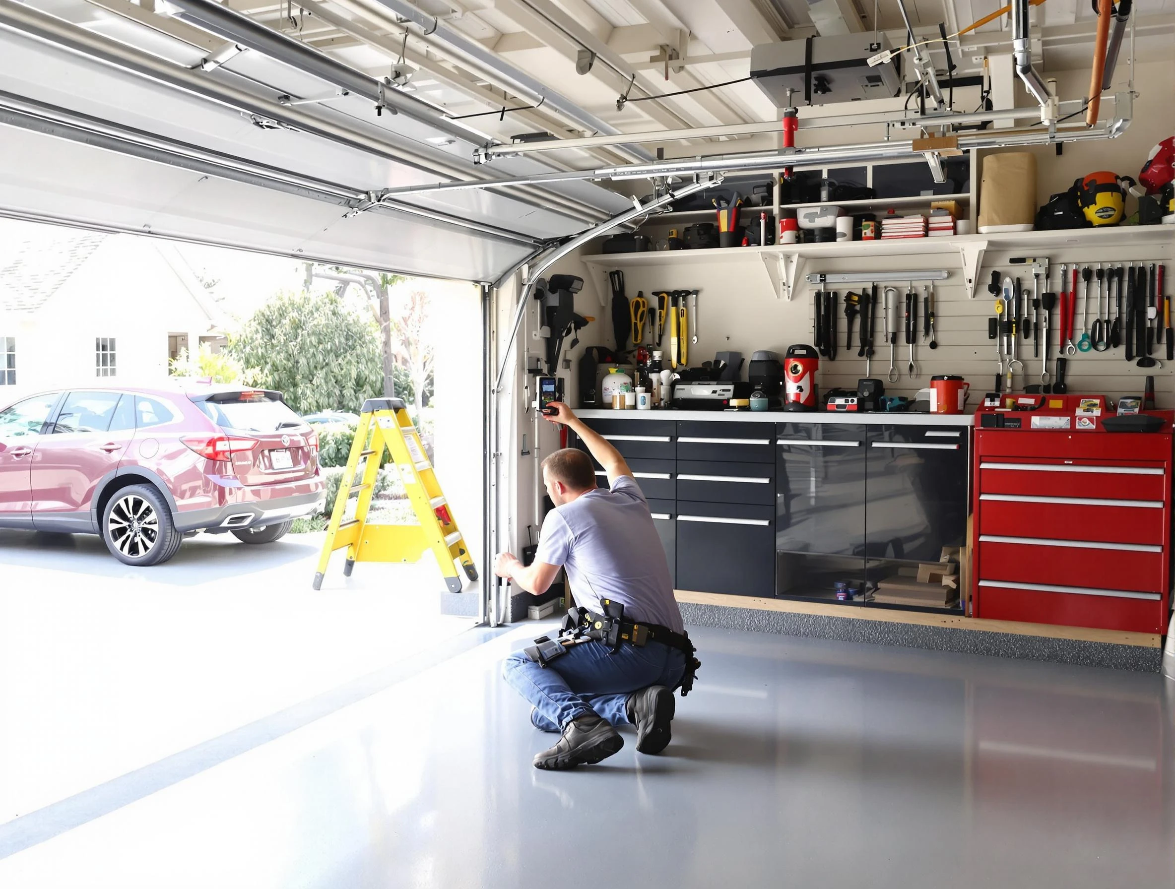 Local garage door repair service by Stonegate Garage Door Repair in Stonegate